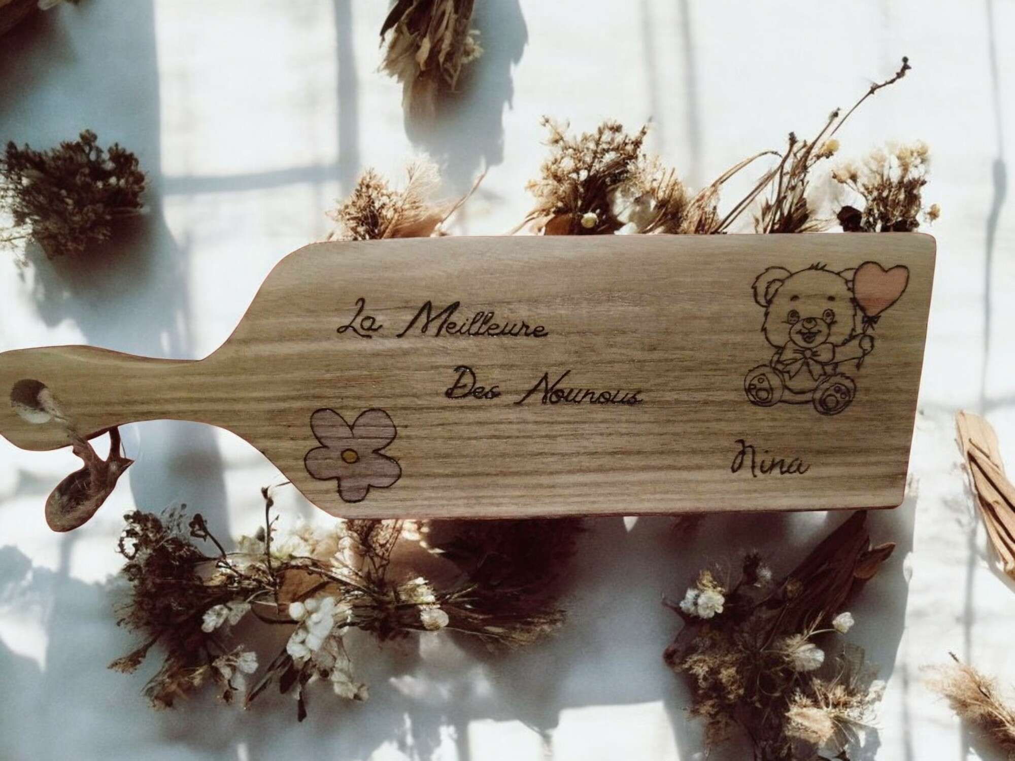 Longue planche Merci Nounou