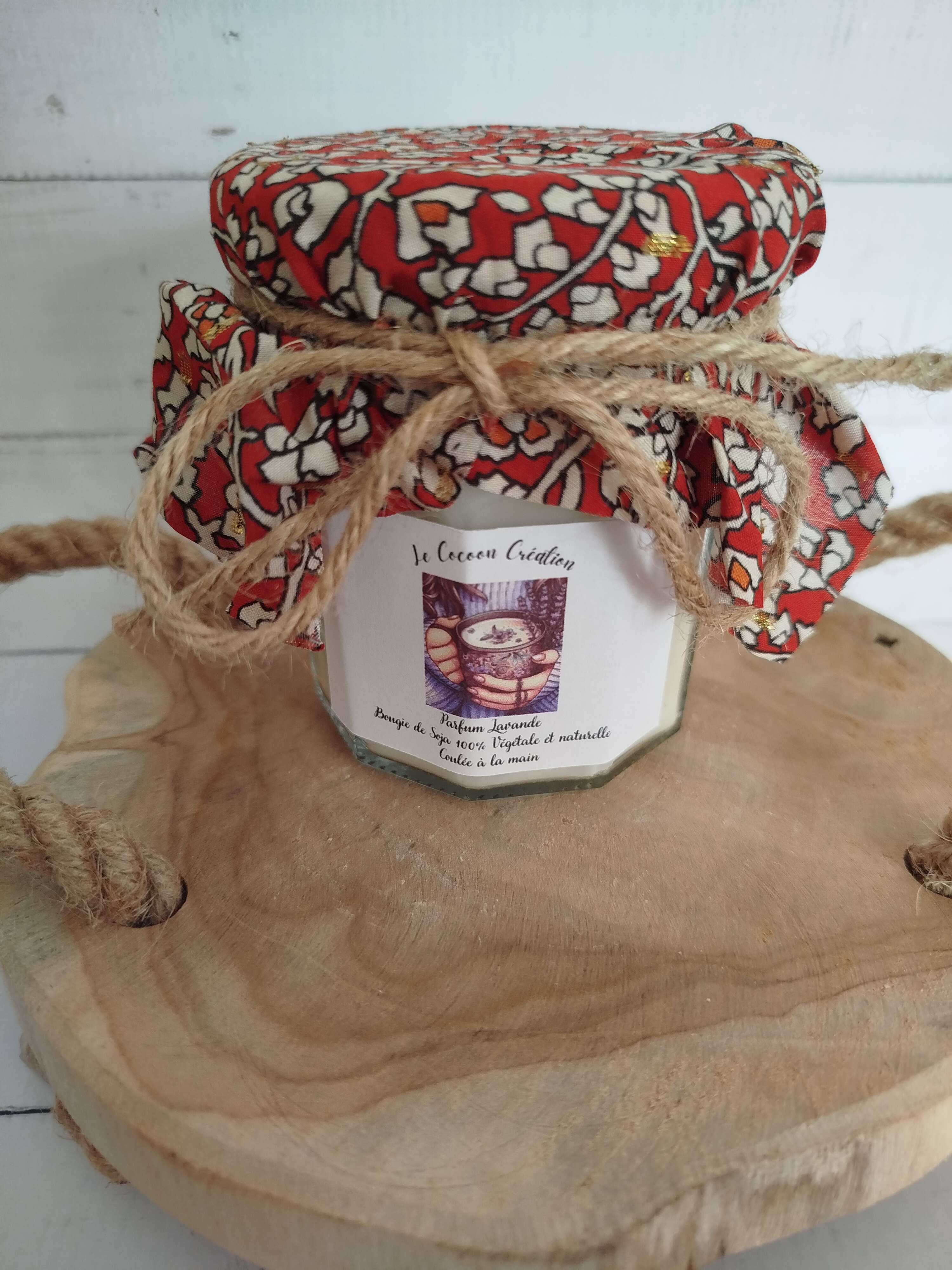 Bougie Lavande Ancien Pot Bonne Maman