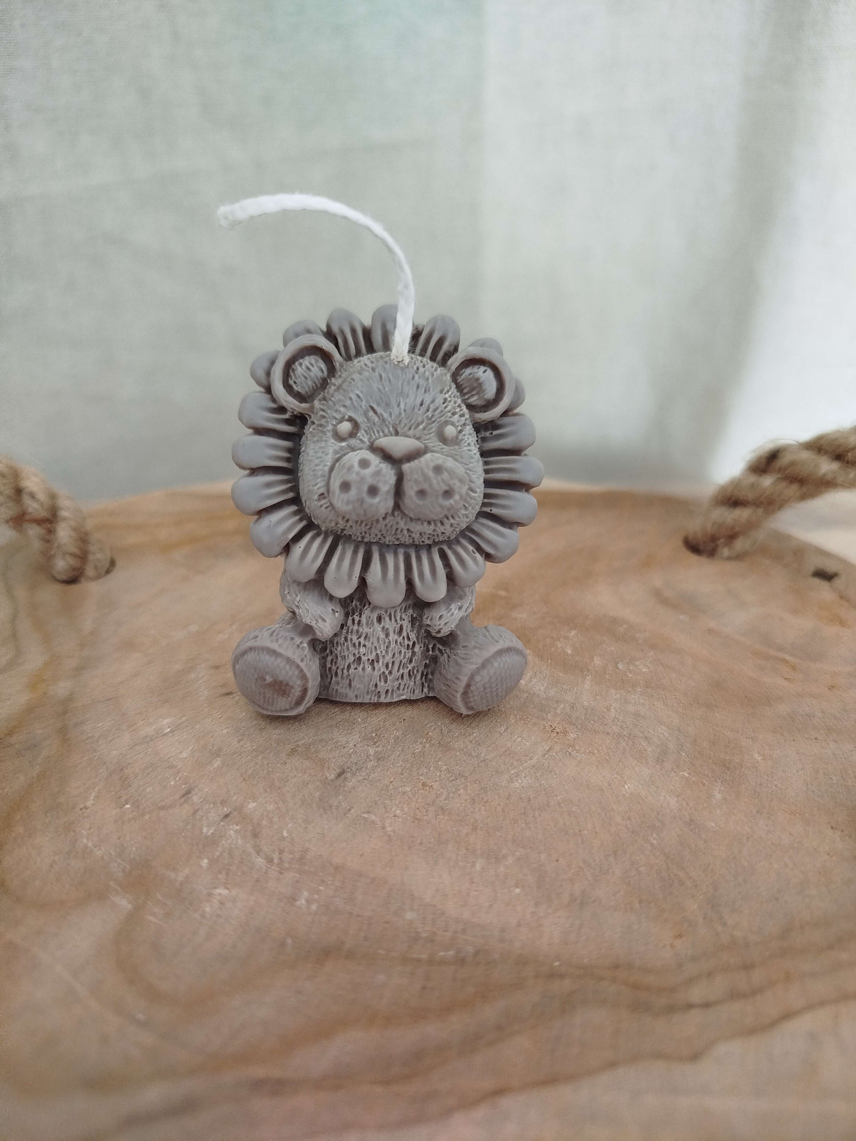 Bougie Lion Caramel Beurre Salé