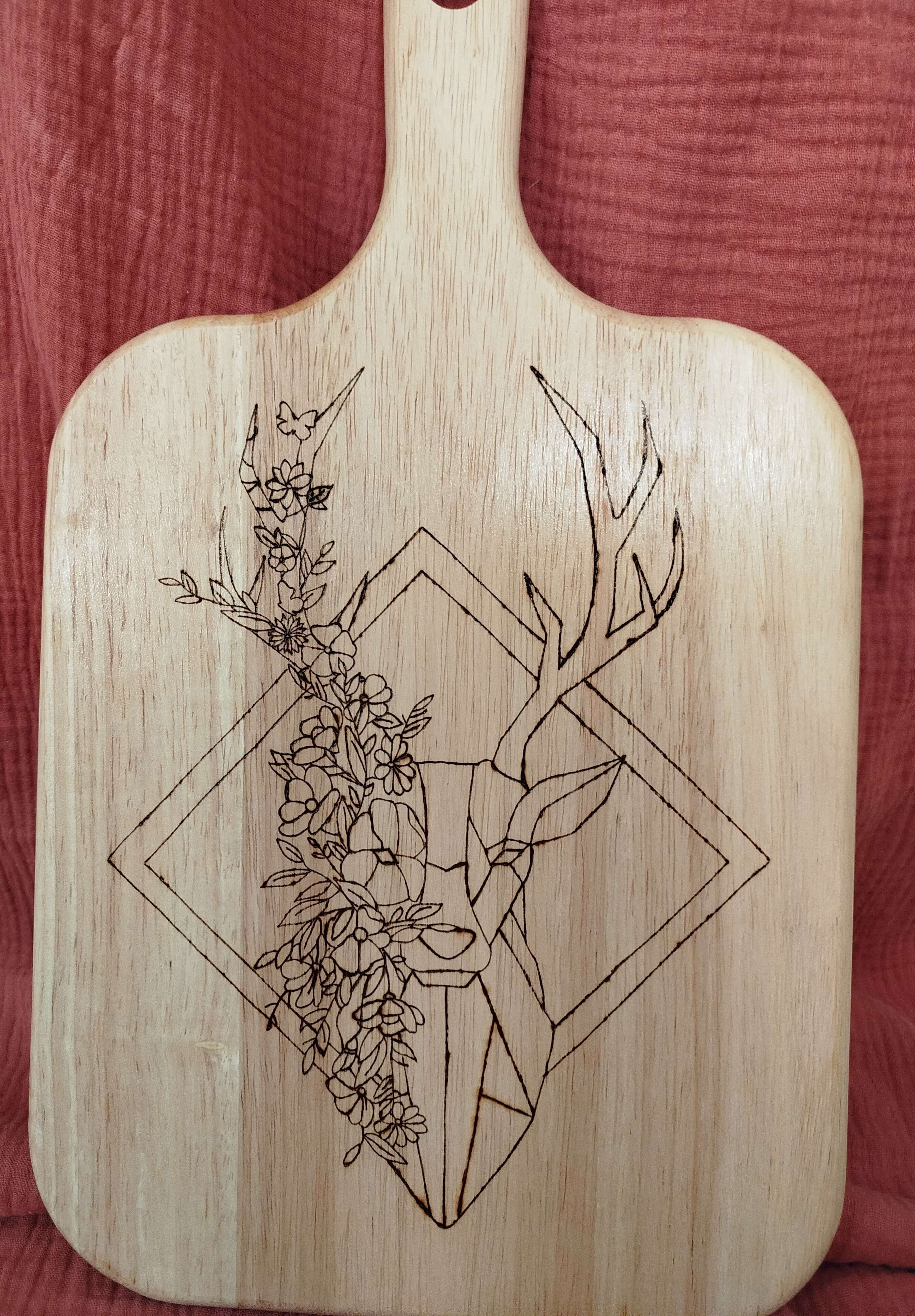 Cerf fleuri