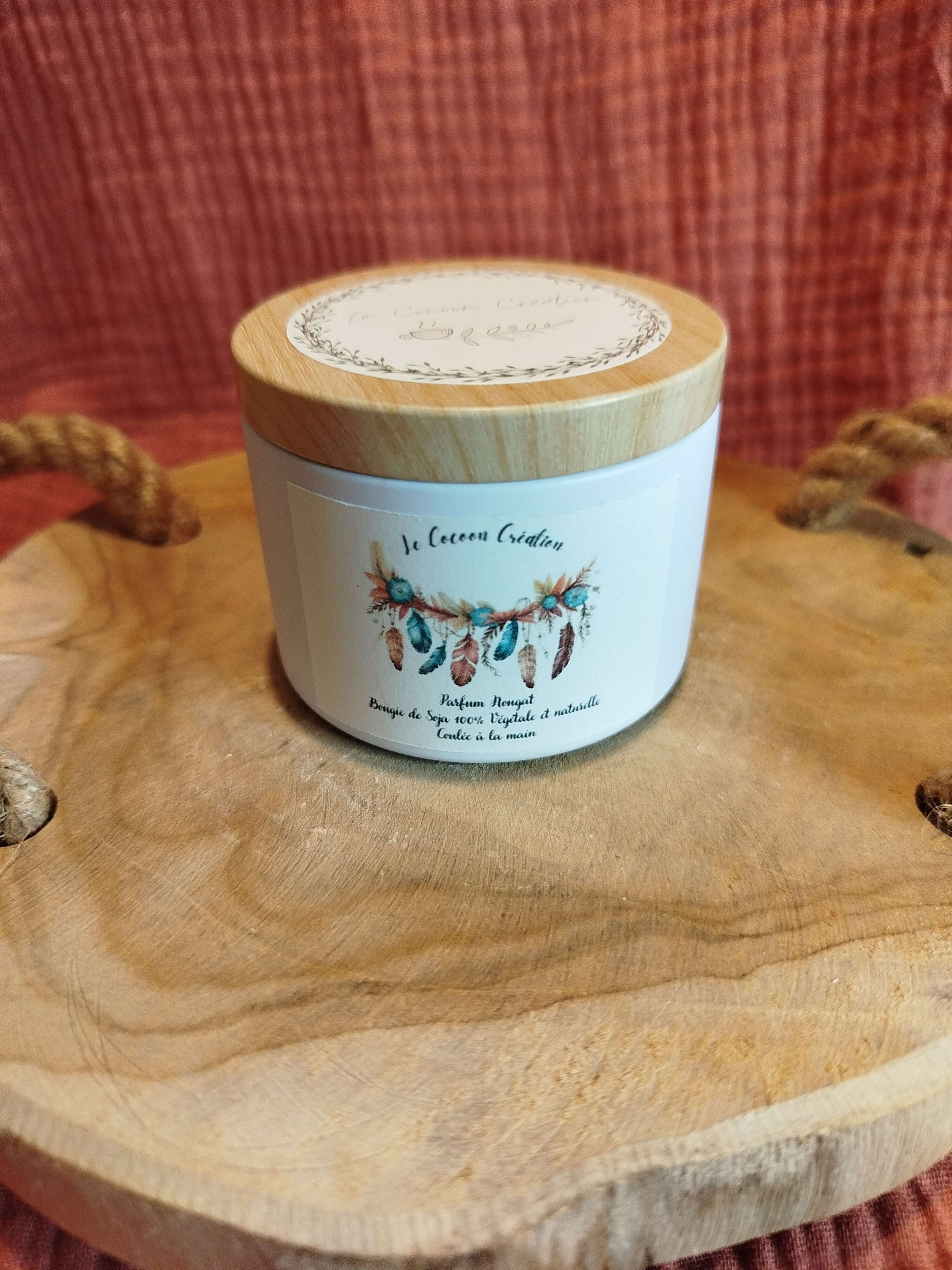 Bougie Pot blanc 125ml Nougat