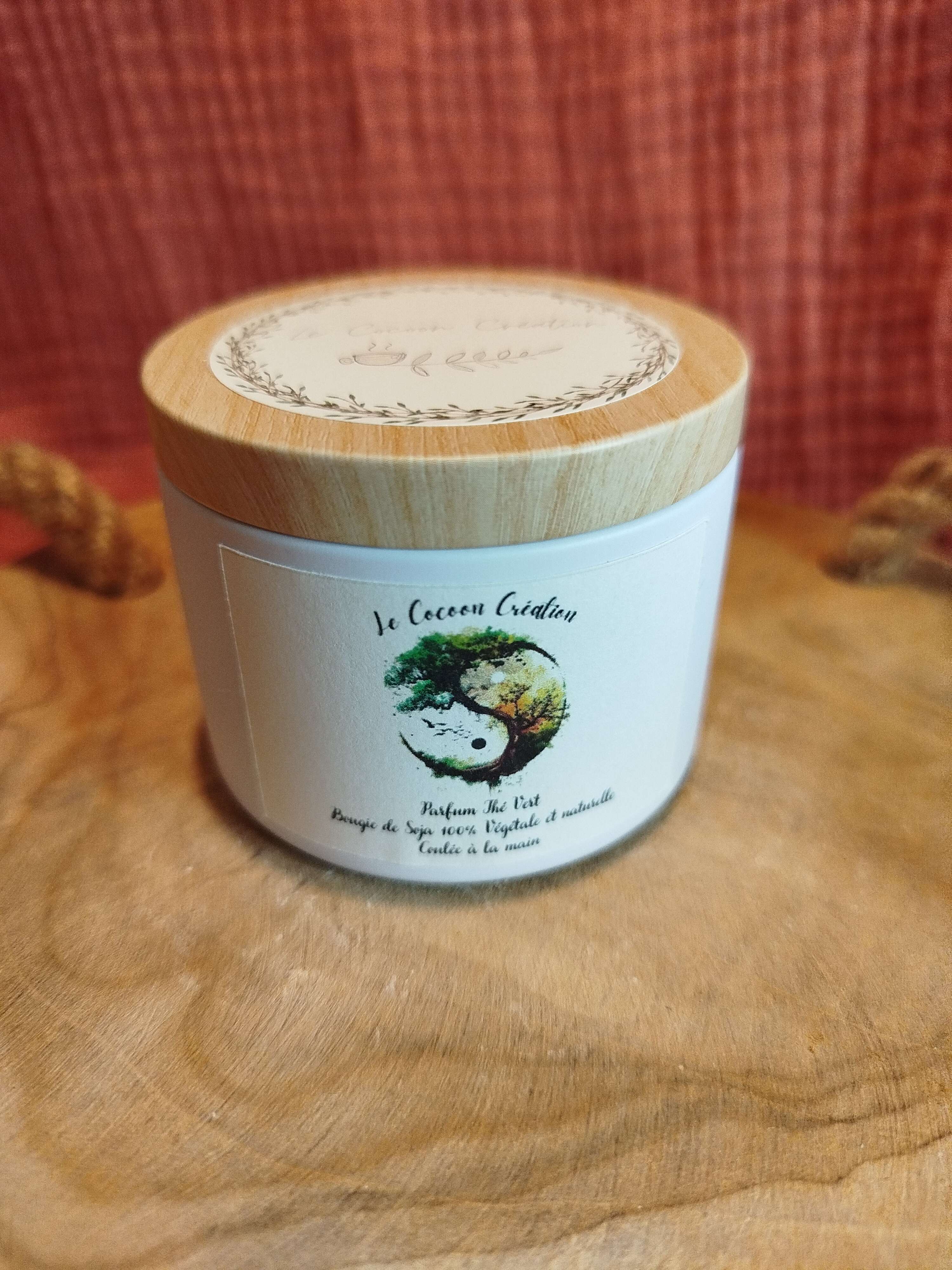 Bougie Pot Blanc 125ml Thé Vert