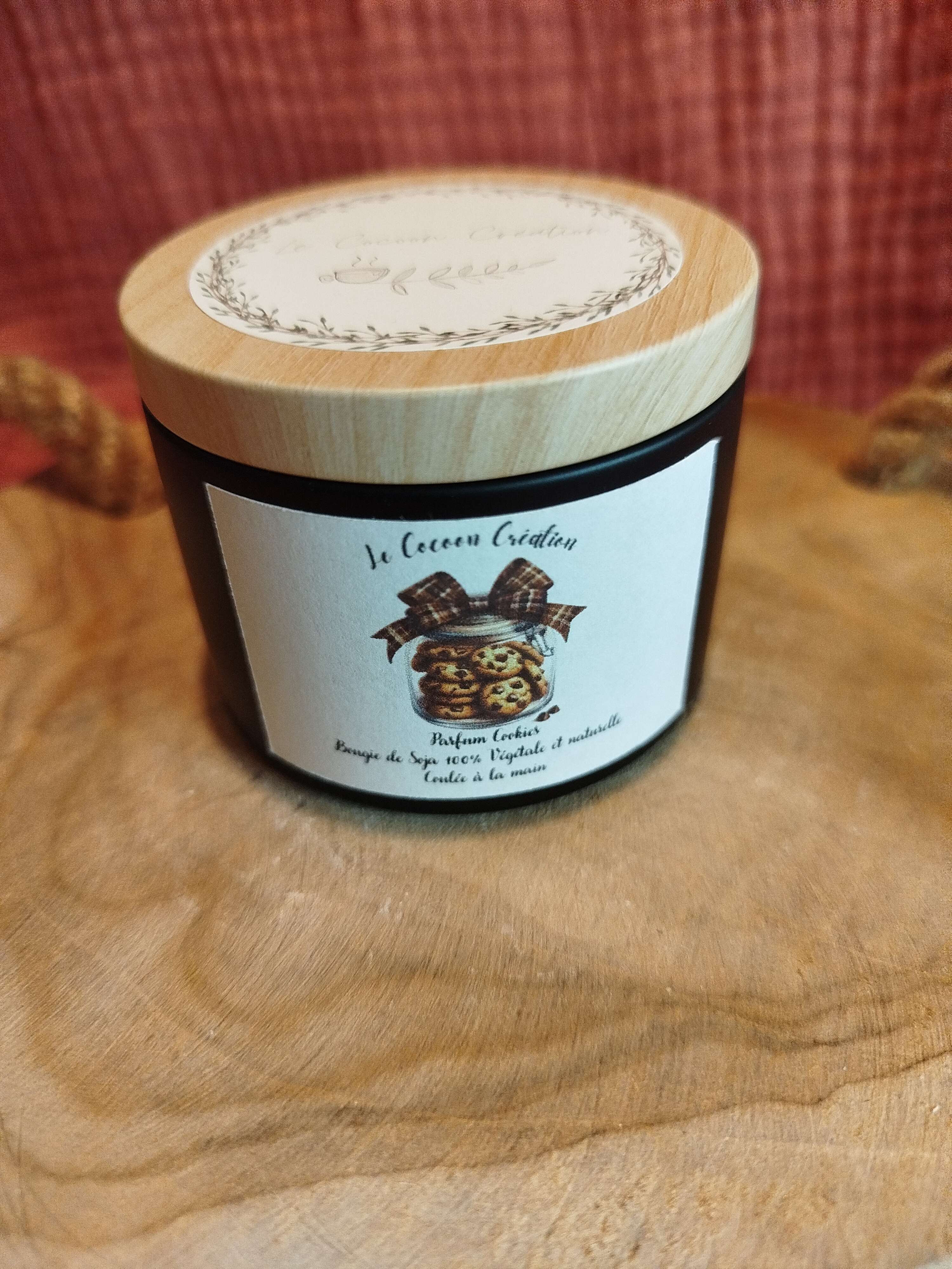 Bougie Pot Noir 125ml Cookies