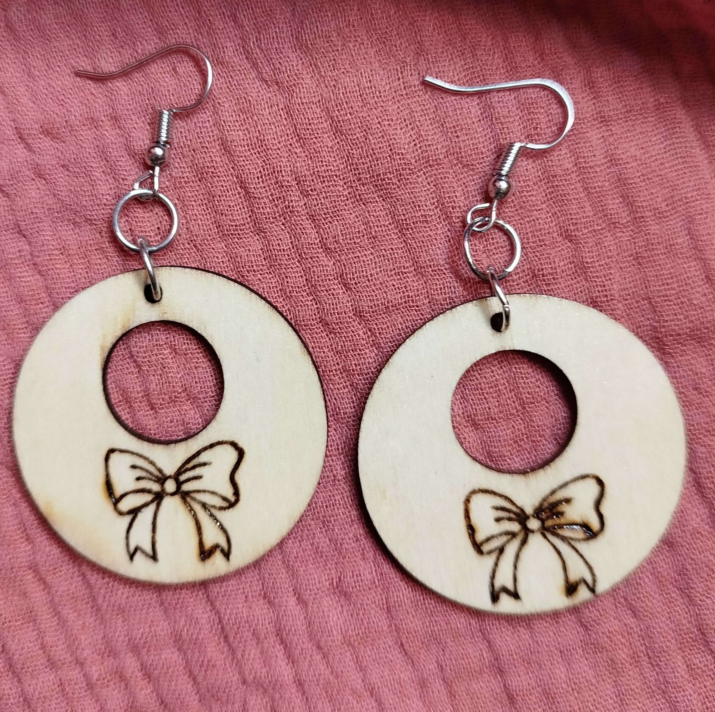 Boucle d'oreille Noeud