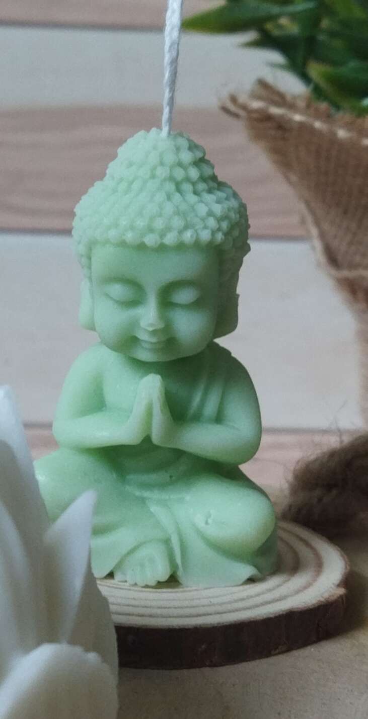 Bougie Bouddha Monoï clémentine