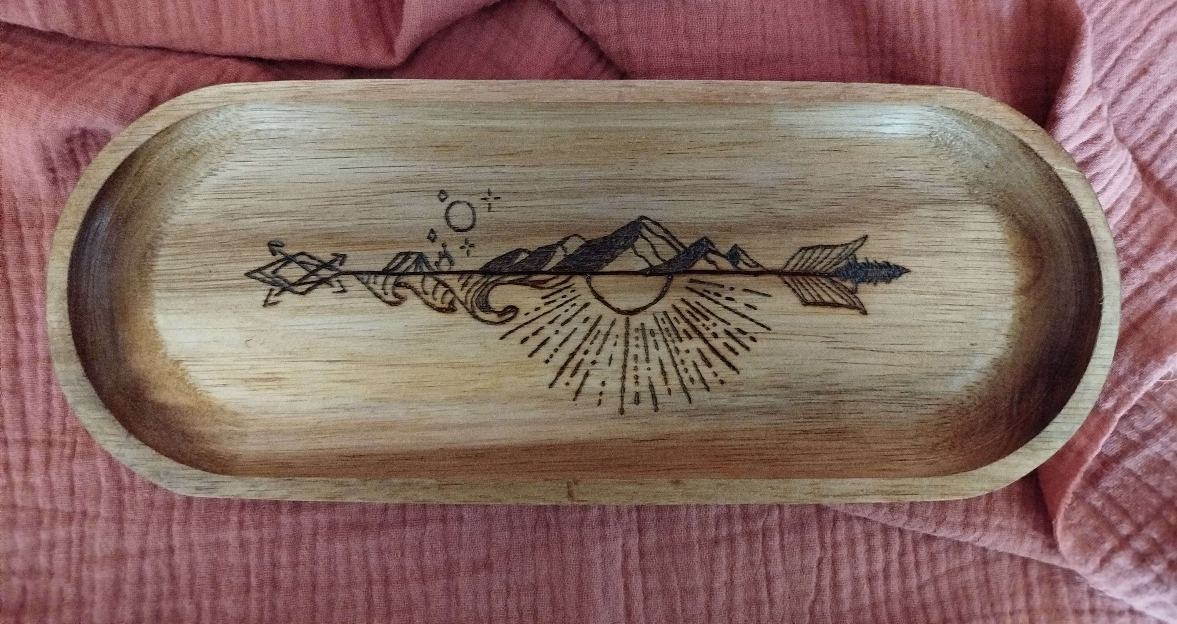 Plateau Oval Flèche