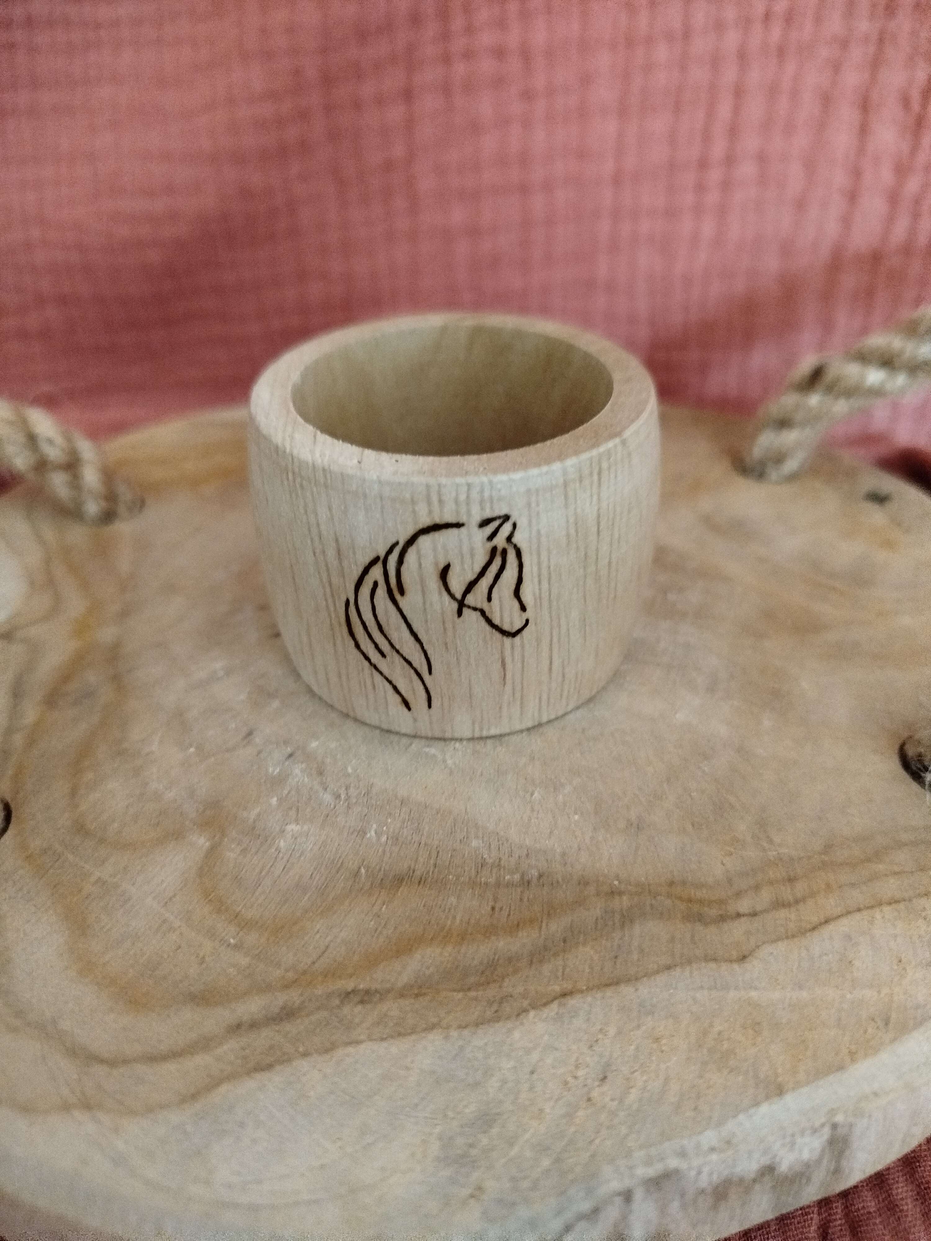 Rond de serviette Cheval