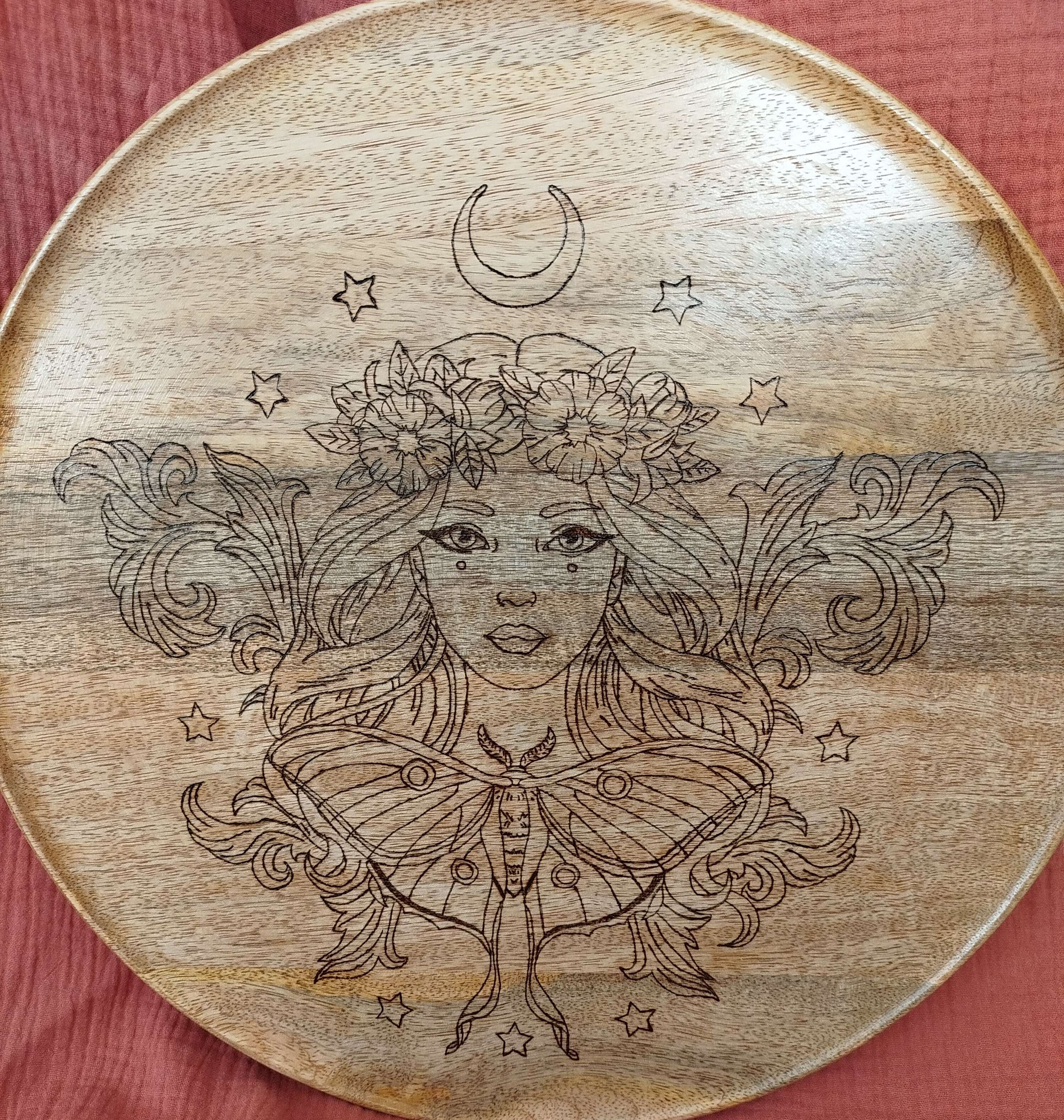 Plateau Femme Bohème