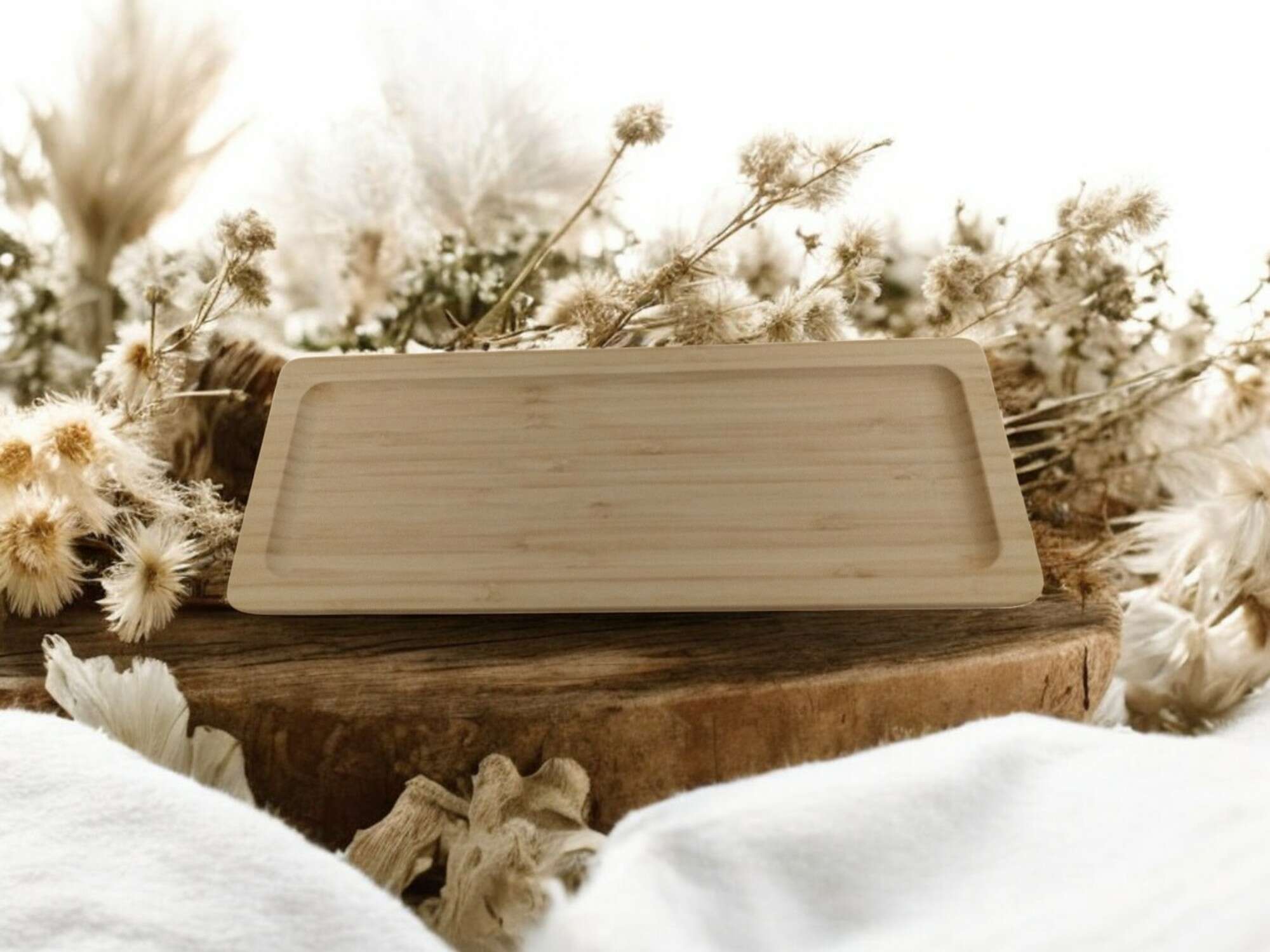 Long Plateau en Bambou