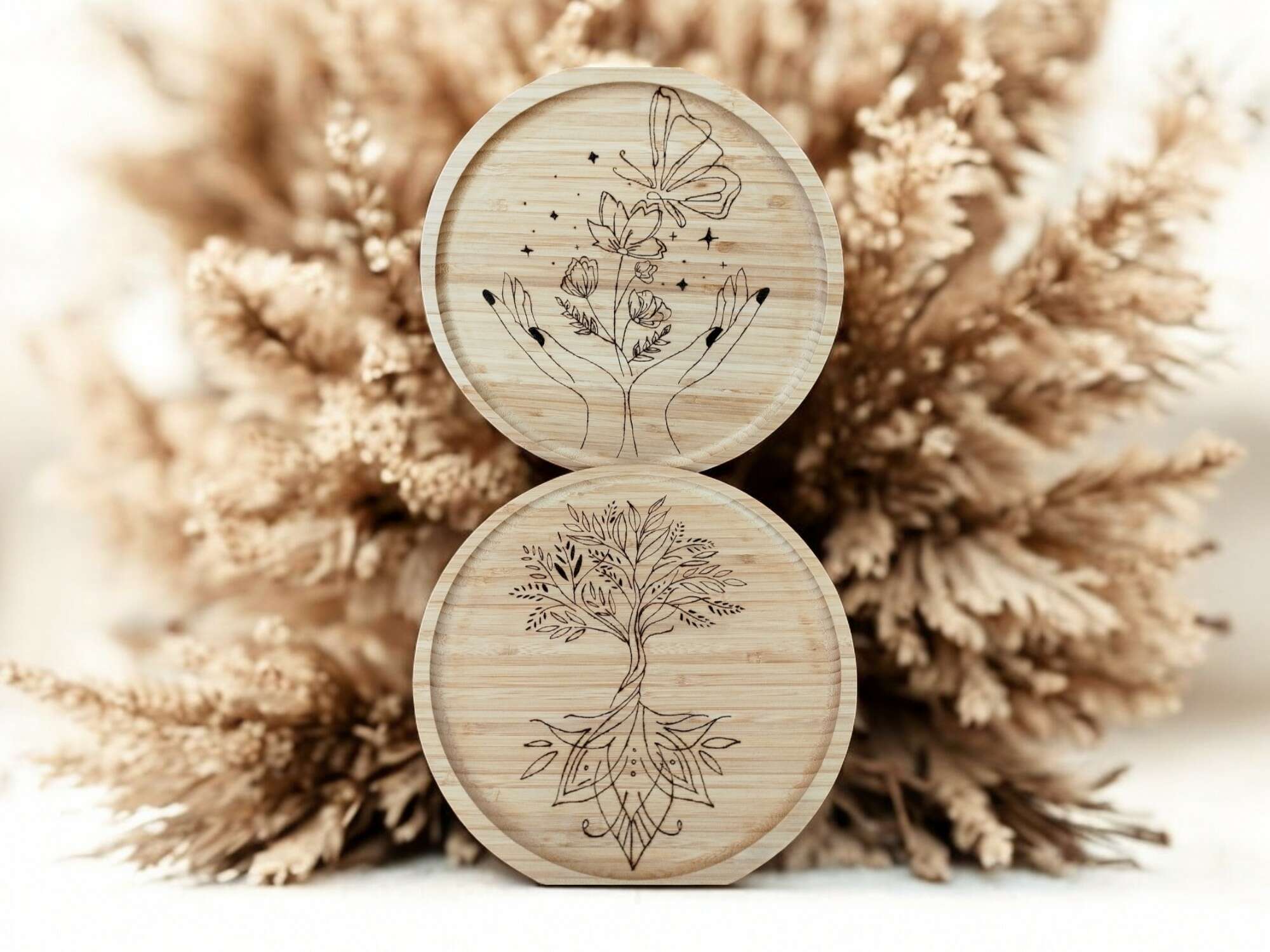 Plateau Rond Bambou - Vue supplémentaire 1