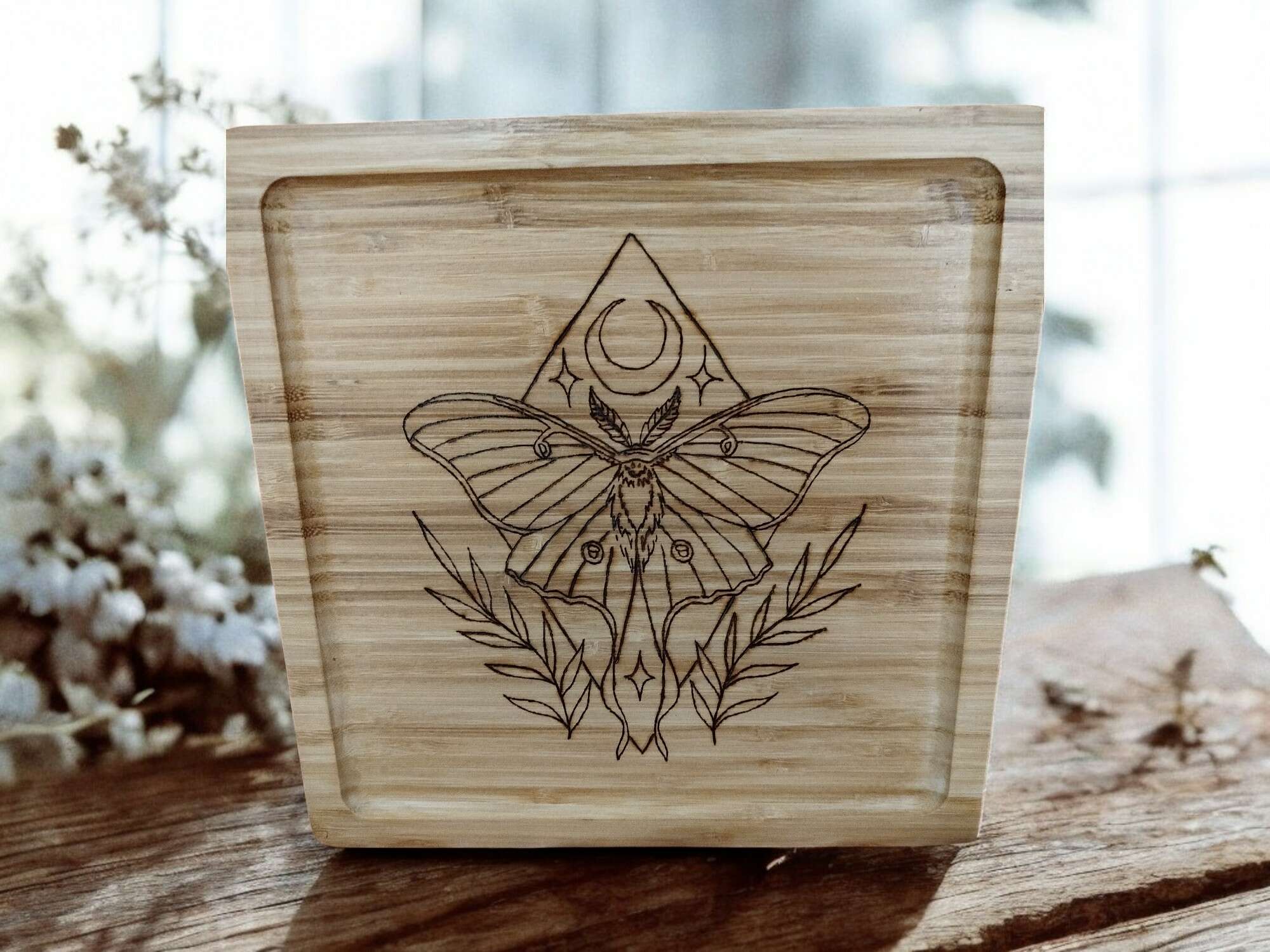 Plateau Carré en Bambou - Vue supplémentaire 1