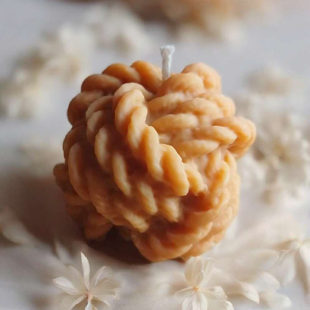 Bougie Pelote de Laine