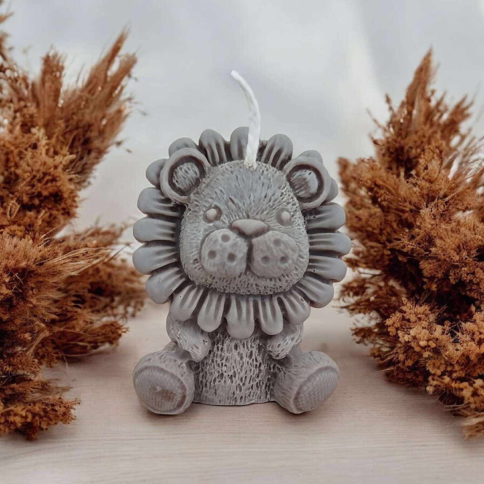 Bougie Lion Caramel Beurre Salé