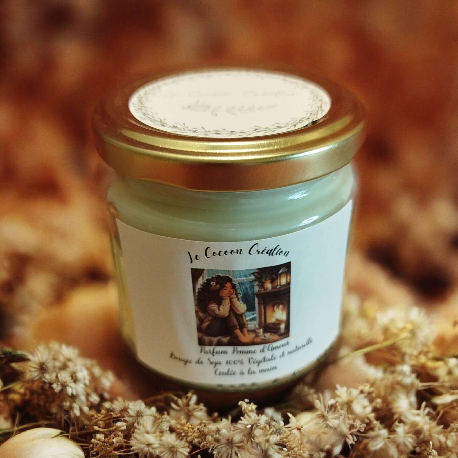 Bougie 212ml Pomme d'amour