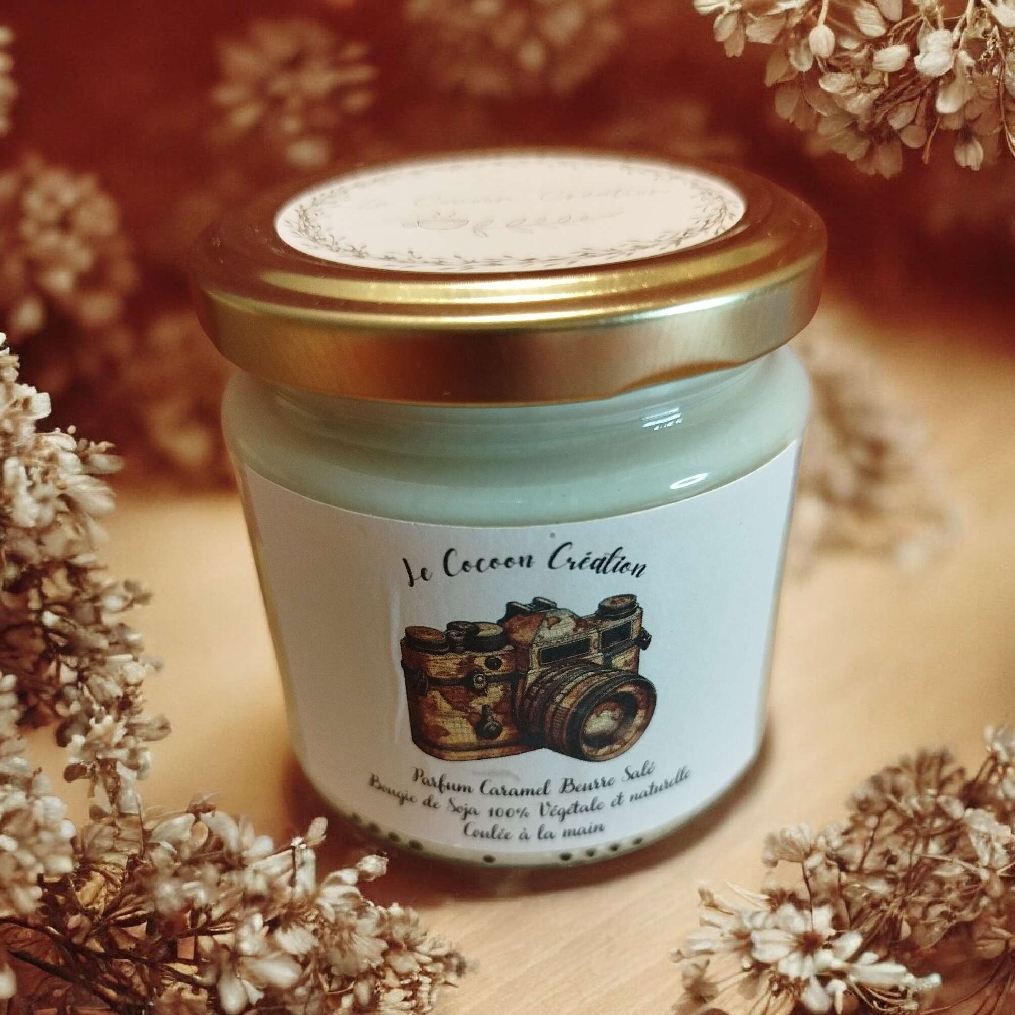 Bougie 212ml Caramel Beurre Salé