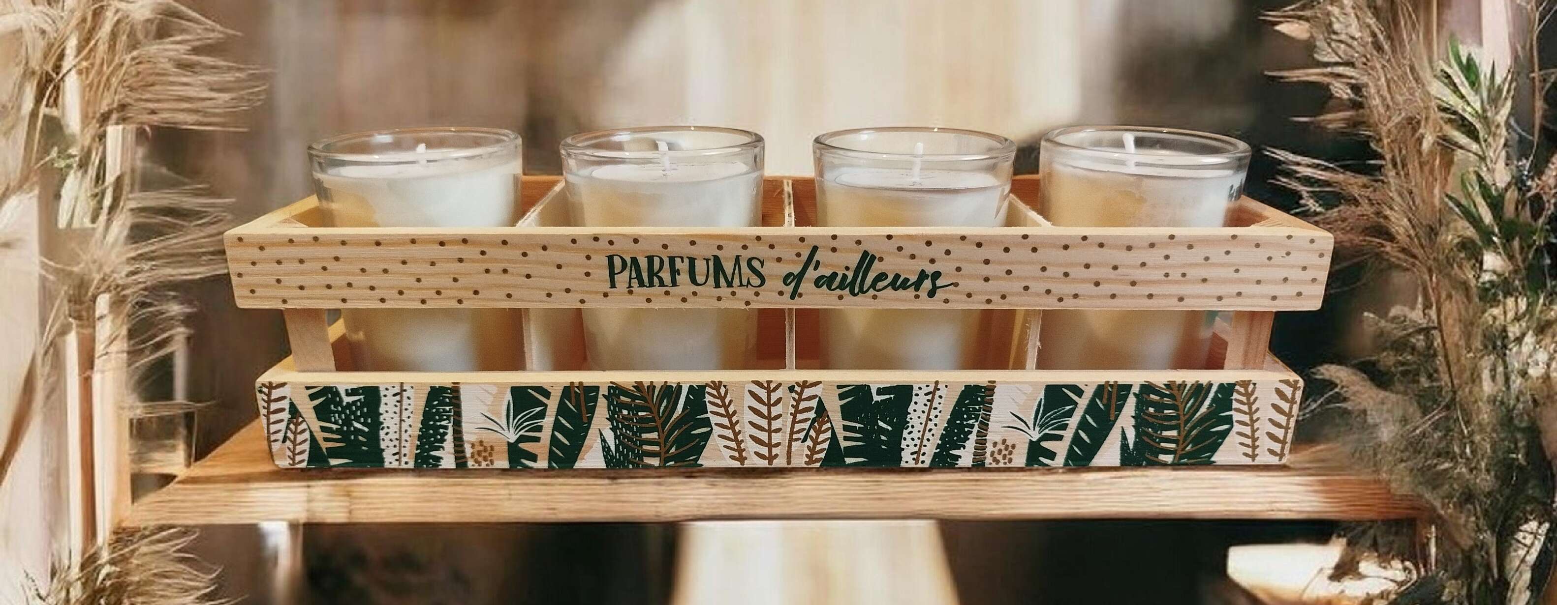 Coffret Bougies Parfums D'ailleurs