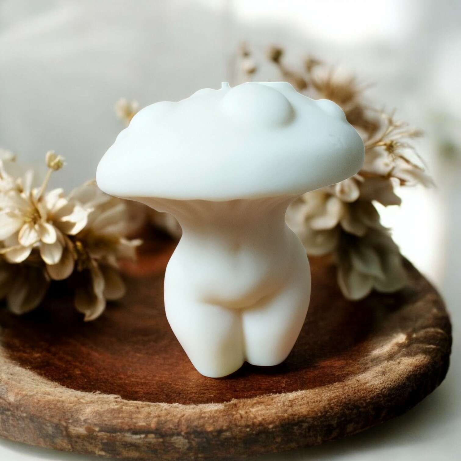 Bougie Femme Champignon Caramel Beurre Salé